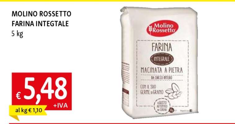 MOLINO ROSSETTO FARINA INTEGRALE