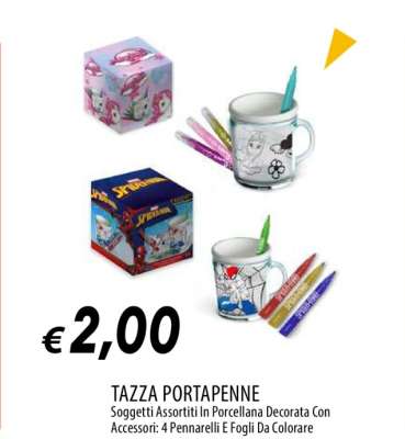 TAZZA PORTAPENNE