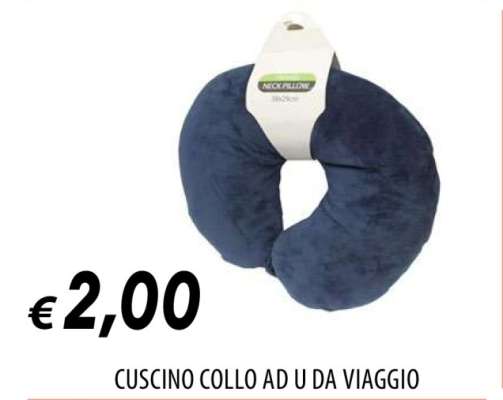 CUSCINO COLLO AD U DA VIAGGIO
