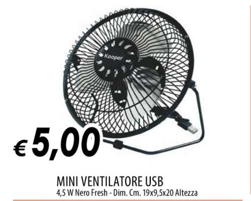 MINI VENTILATORE USB