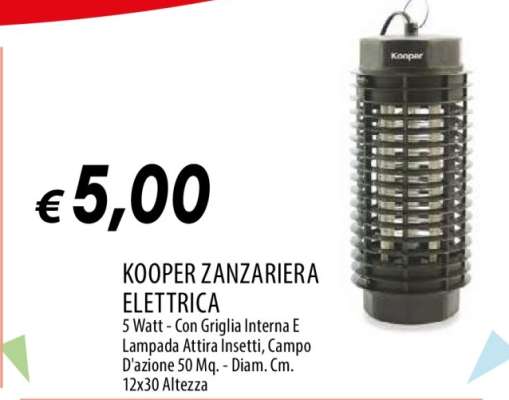 KOOPER ZANZARIERA ELETTRICA