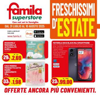 Volantino Famila - 31/7/2025 - 10/8/2025.