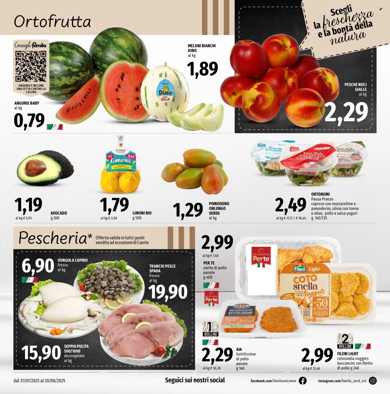 Volantino Famila - 31/7/2025 - 20/8/2025. Pagina 2