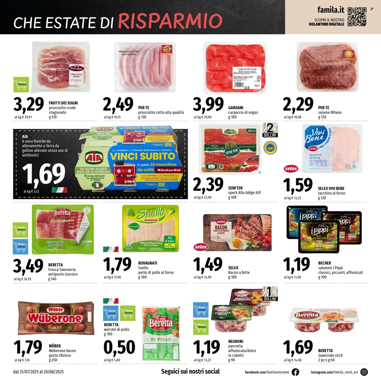 Volantino Famila - 31/7/2025 - 20/8/2025. Pagina 4