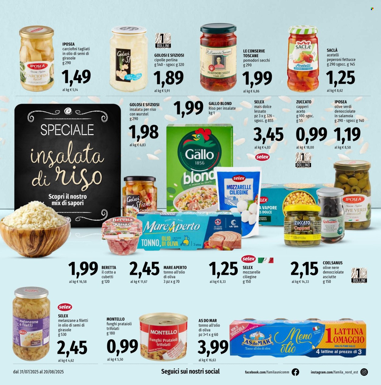 Volantino Famila - 31/7/2025 - 20/8/2025. Pagina 10