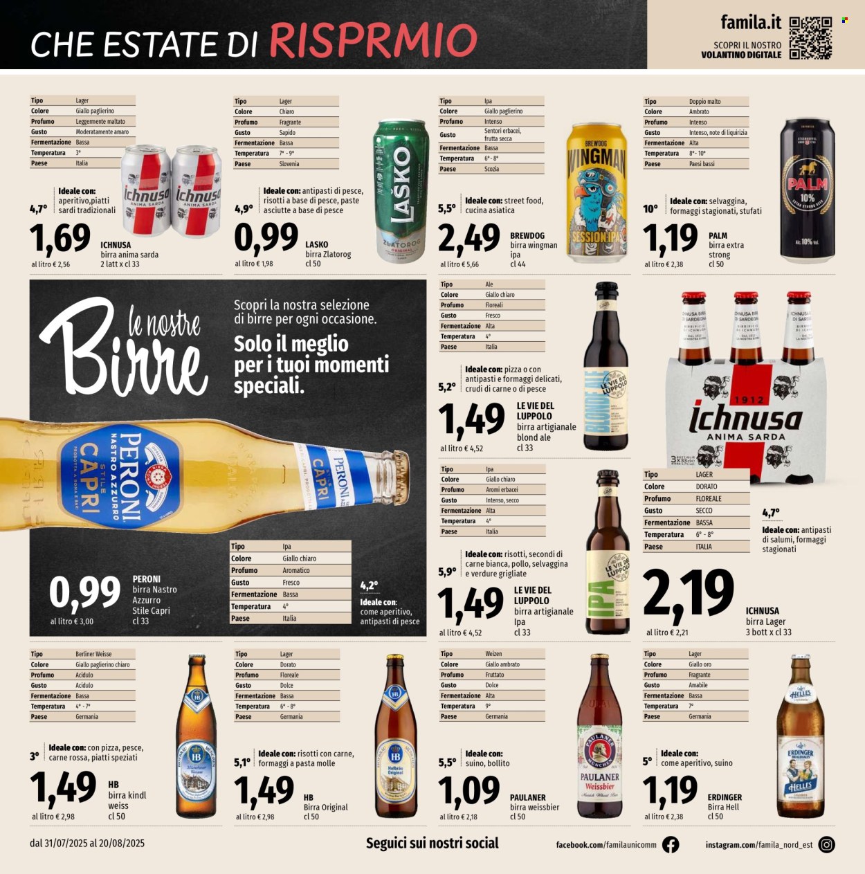 Volantino Famila - 31/7/2025 - 20/8/2025. Pagina 12