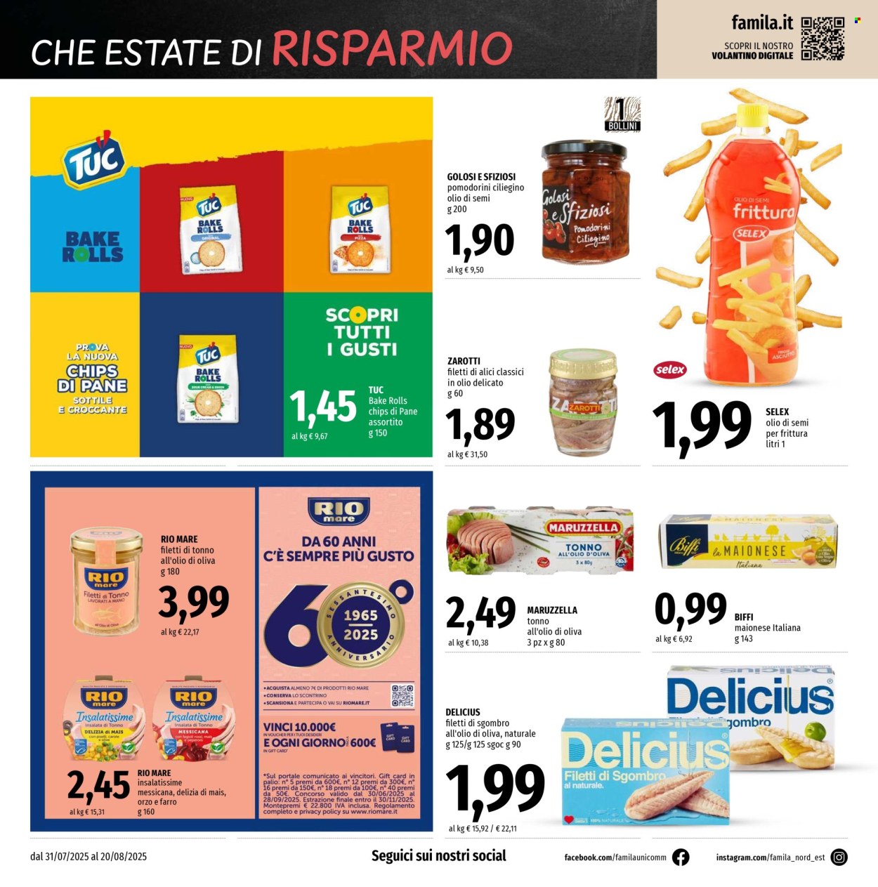 Volantino Famila - 31/7/2025 - 20/8/2025. Pagina 14