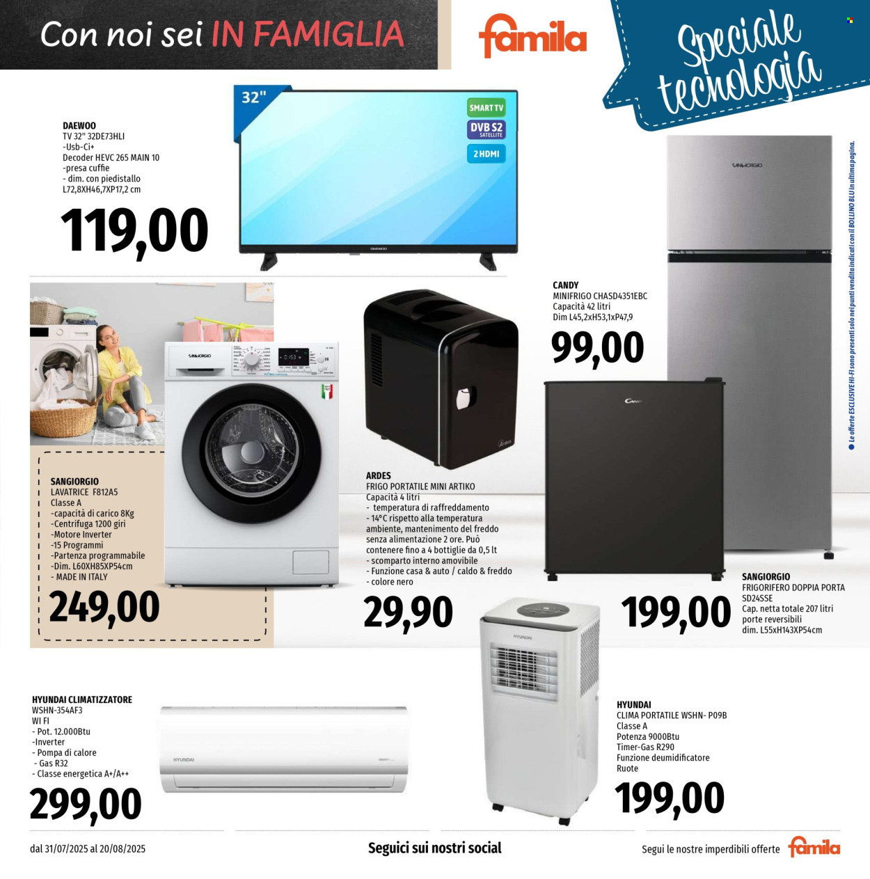 Volantino Famila - 31/7/2025 - 20/8/2025. Pagina 21