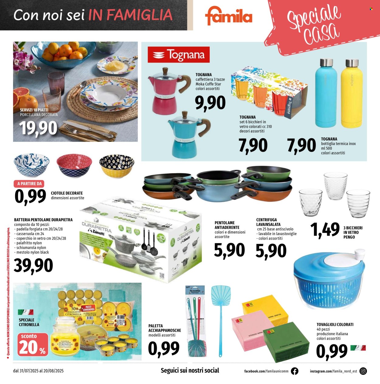 Volantino Famila - 31/7/2025 - 20/8/2025. Pagina 22
