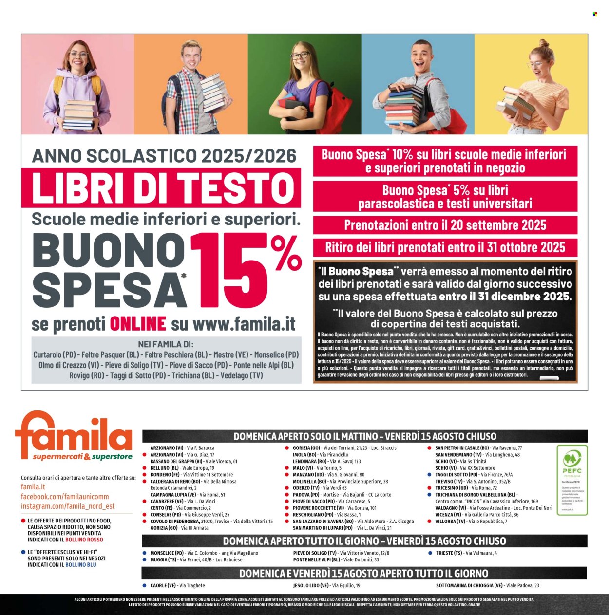 Volantino Famila - 31/7/2025 - 20/8/2025. Pagina 24