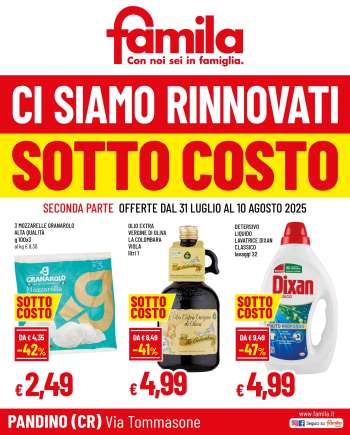 Volantino Famila - 31/7/2025 - 10/8/2025.