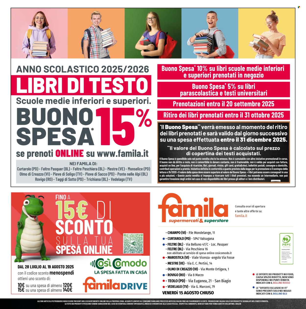 Volantino Famila - 31/7/2025 - 20/8/2025. Pagina 24