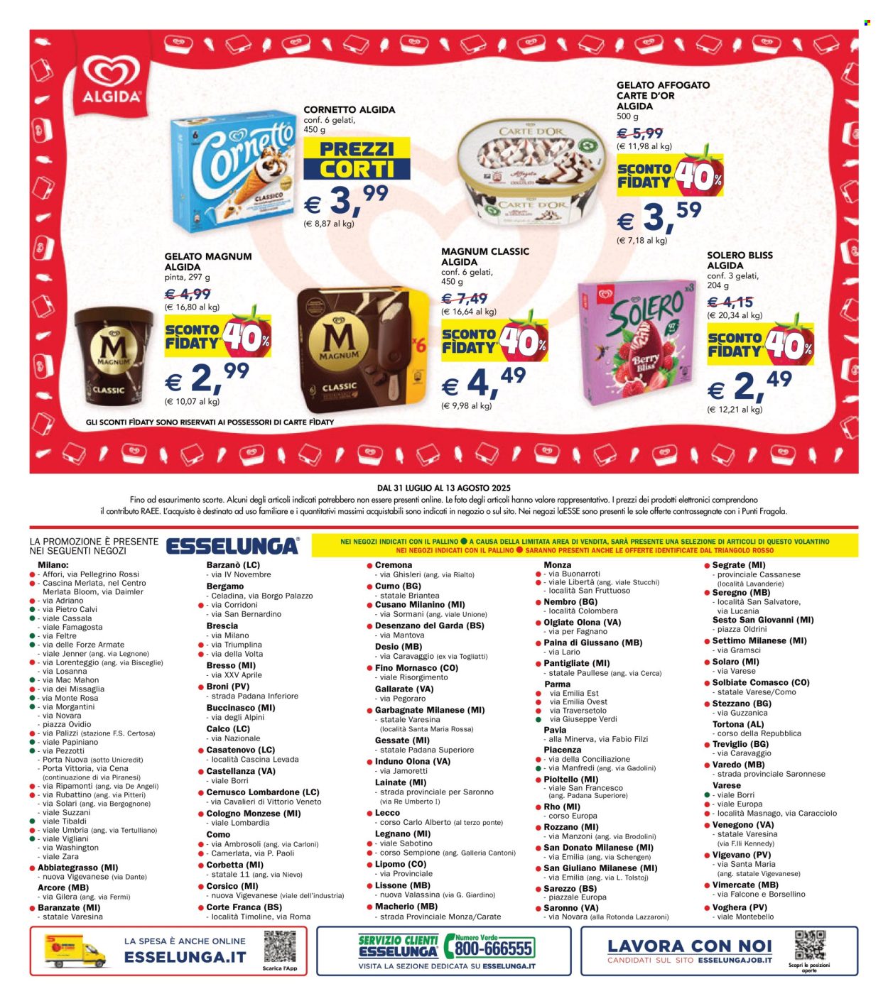 Volantino Esselunga - 31/7/2025 - 13/8/2025. Pagina 30