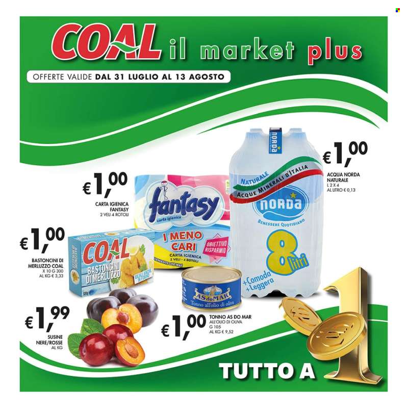 Volantino COAL - 31/7/2025 - 13/8/2025.