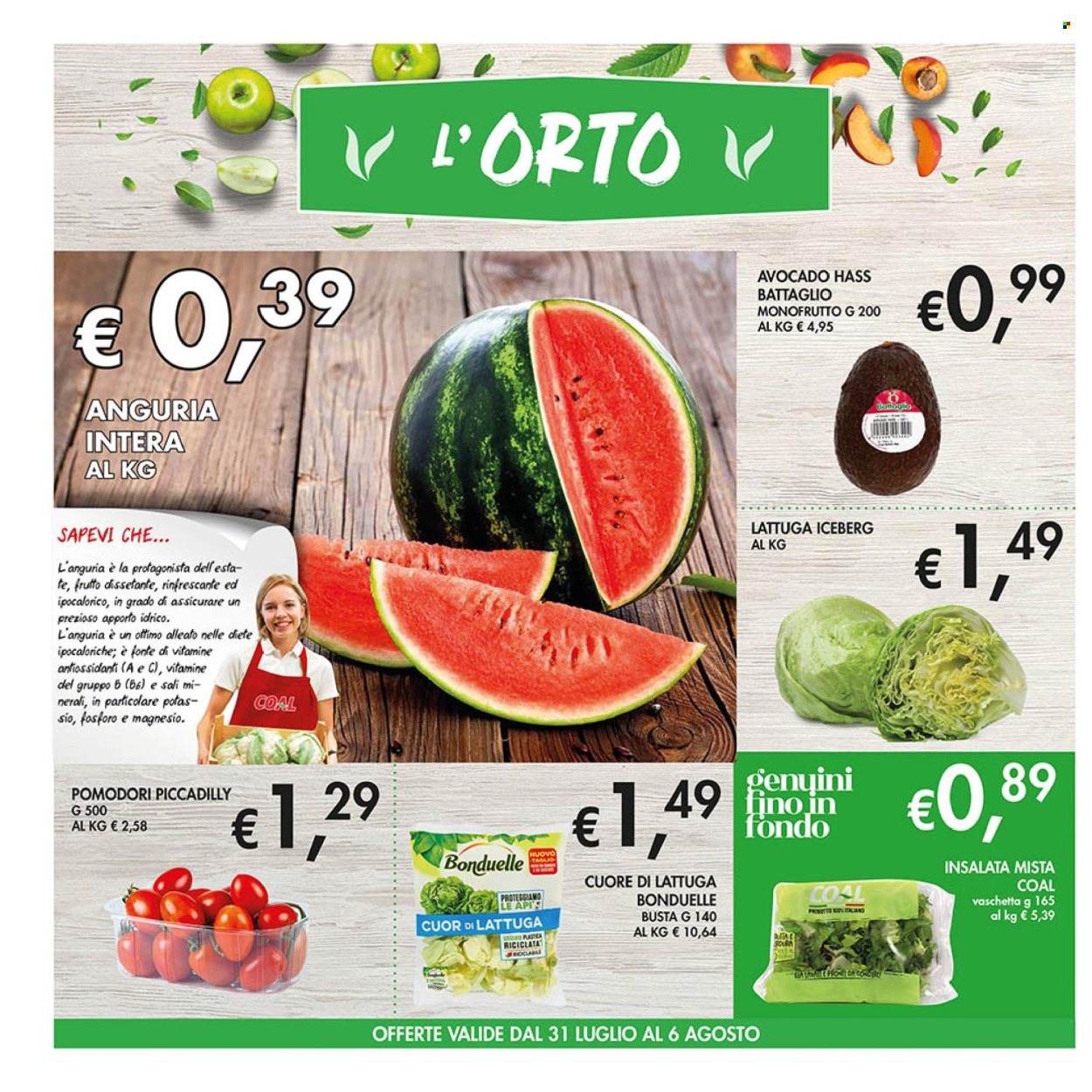 Volantino COAL - 31/7/2025 - 13/8/2025. Pagina 6