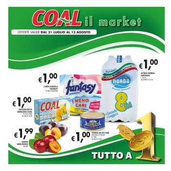 Volantino COAL - 31/7/2025 - 13/8/2025.