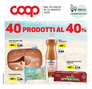 Volantino Coop - 31/7/2025 - 12/8/2025.