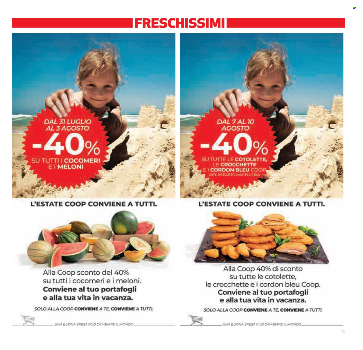 Volantino Coop - 31/7/2025 - 12/8/2025. Pagina 11