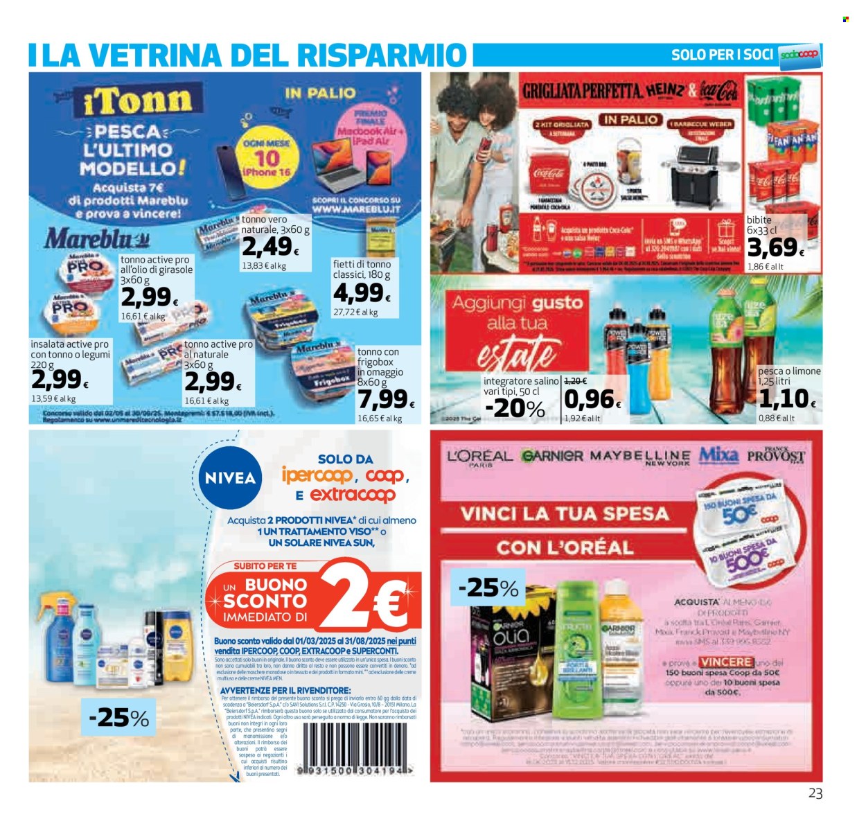 Volantino Coop - 31/7/2025 - 12/8/2025. Pagina 23