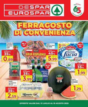 Volantino Despar - 31/7/2025 - 15/8/2025.