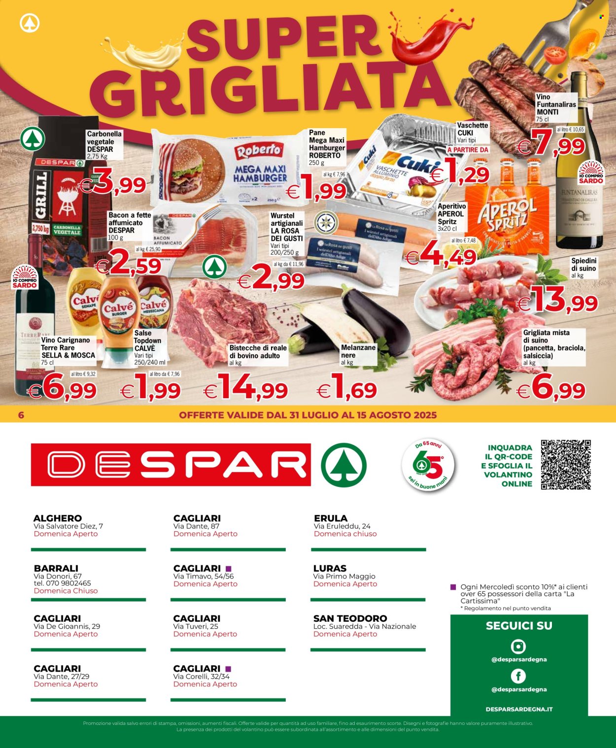 Volantino Despar - 31/7/2025 - 15/8/2025. Pagina 4