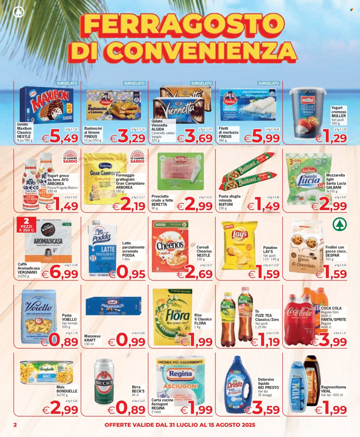 Volantino Despar - 31/7/2025 - 15/8/2025. Pagina 2