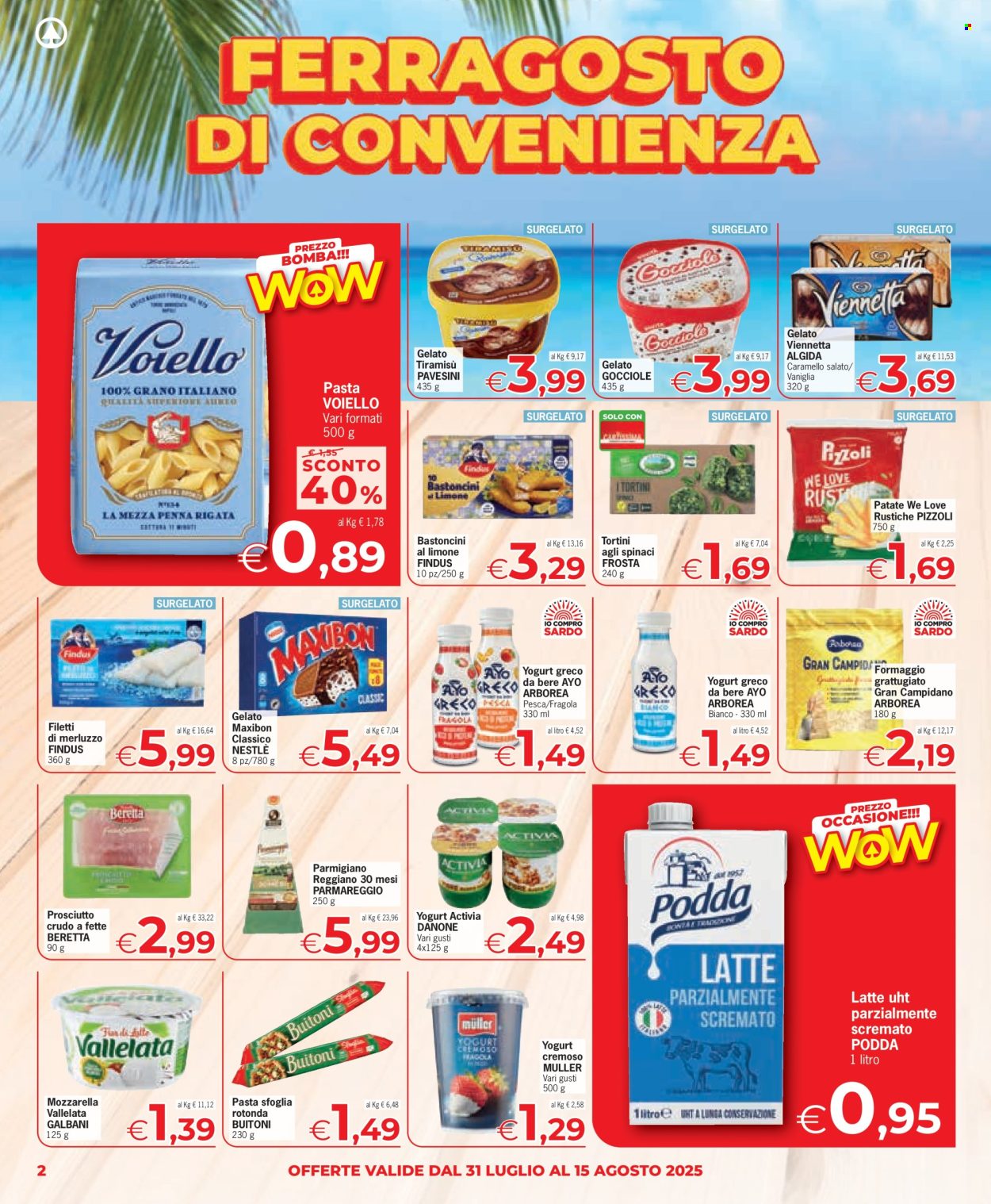 Volantino Eurospar - 31/7/2025 - 15/8/2025. Pagina 2