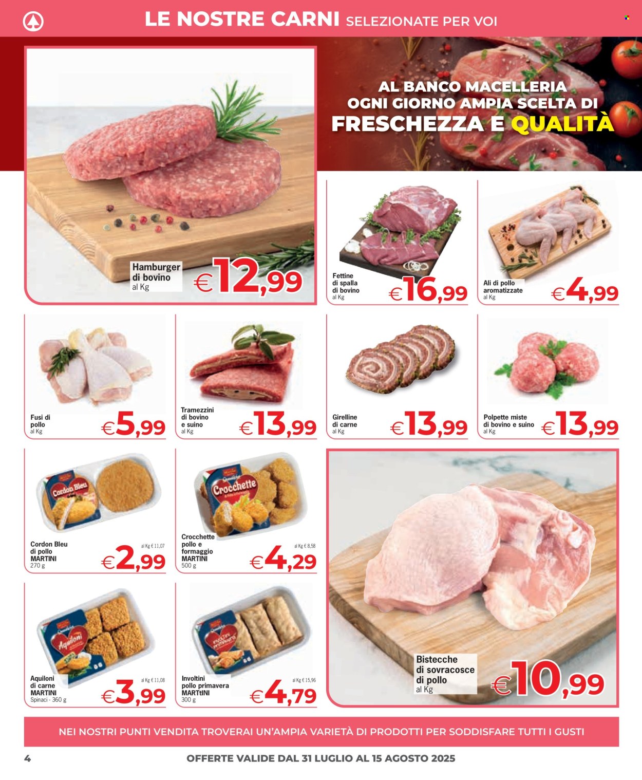 Volantino Eurospar - 31/7/2025 - 15/8/2025. Pagina 4