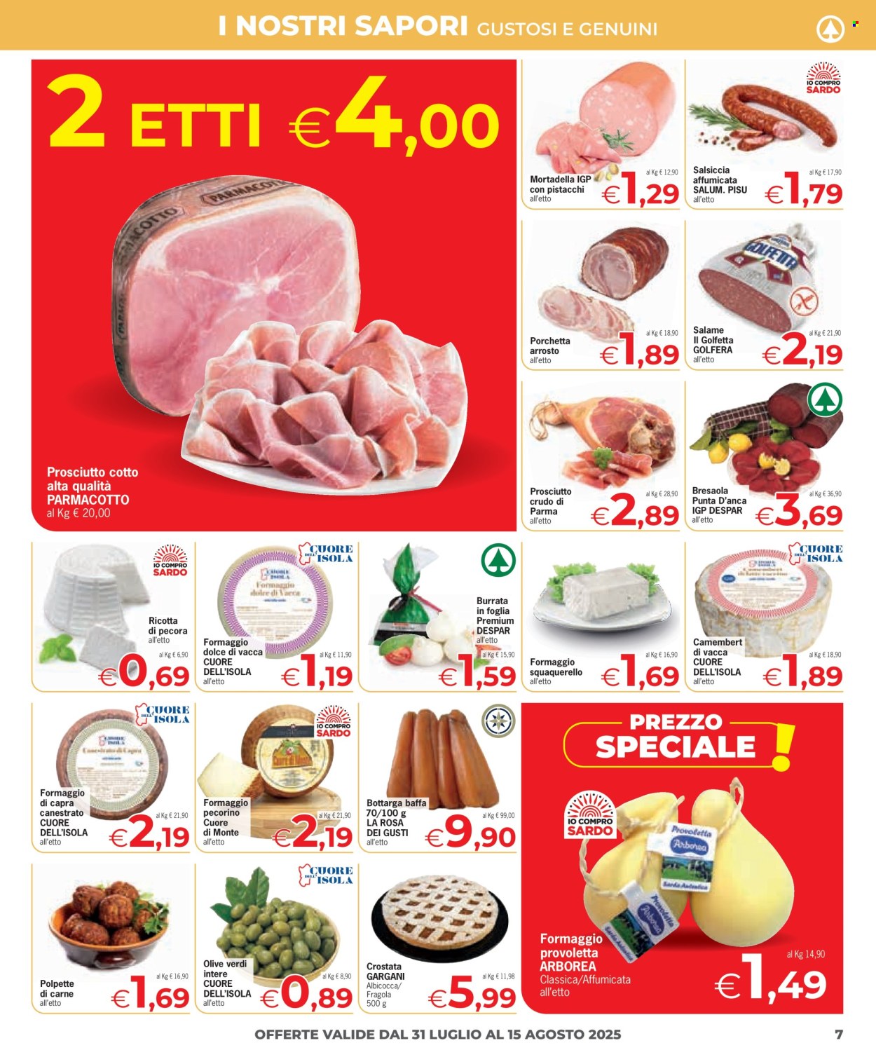 Volantino Eurospar - 31/7/2025 - 15/8/2025. Pagina 7