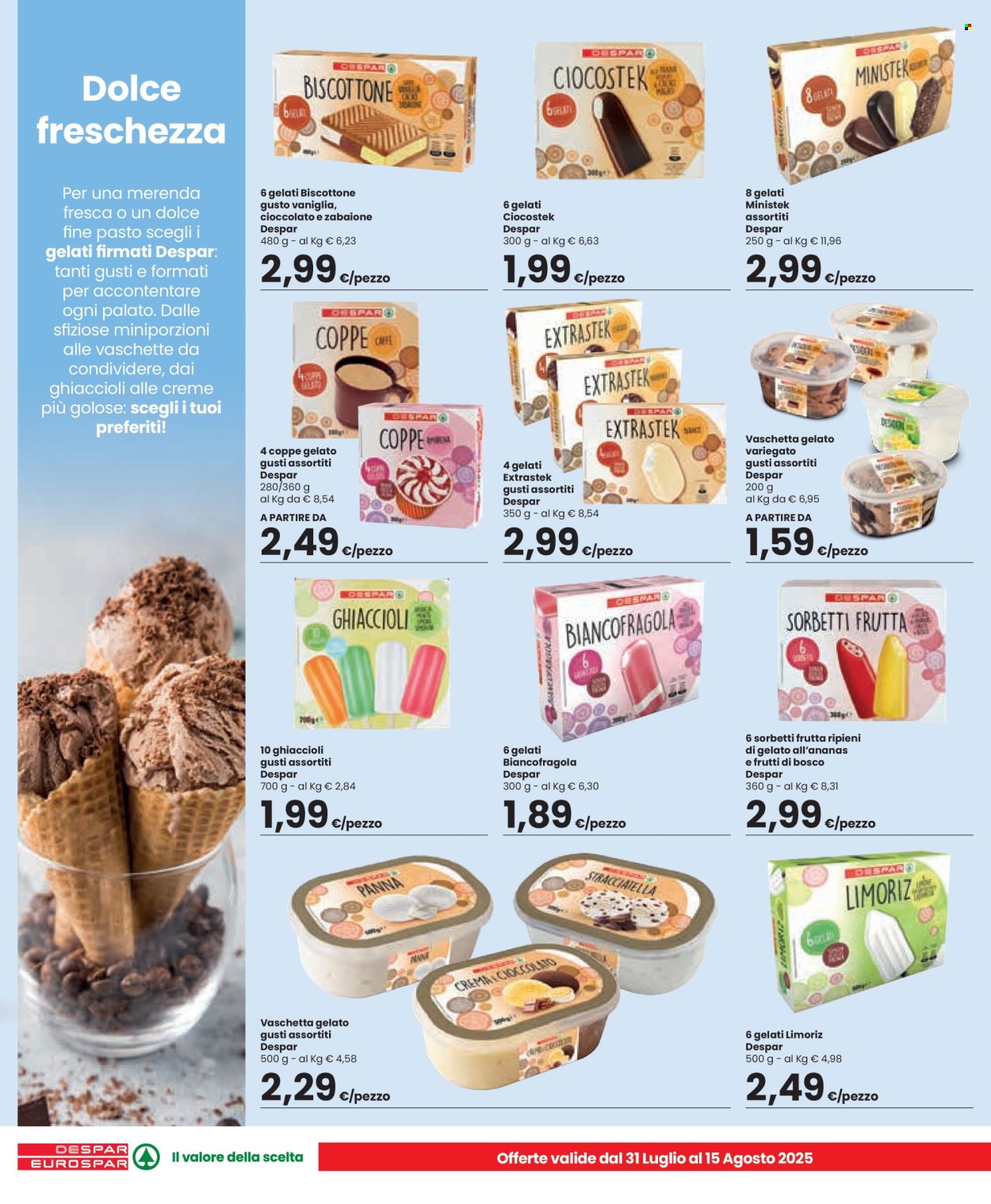 Volantino Eurospar - 31/7/2025 - 15/8/2025. Pagina 11