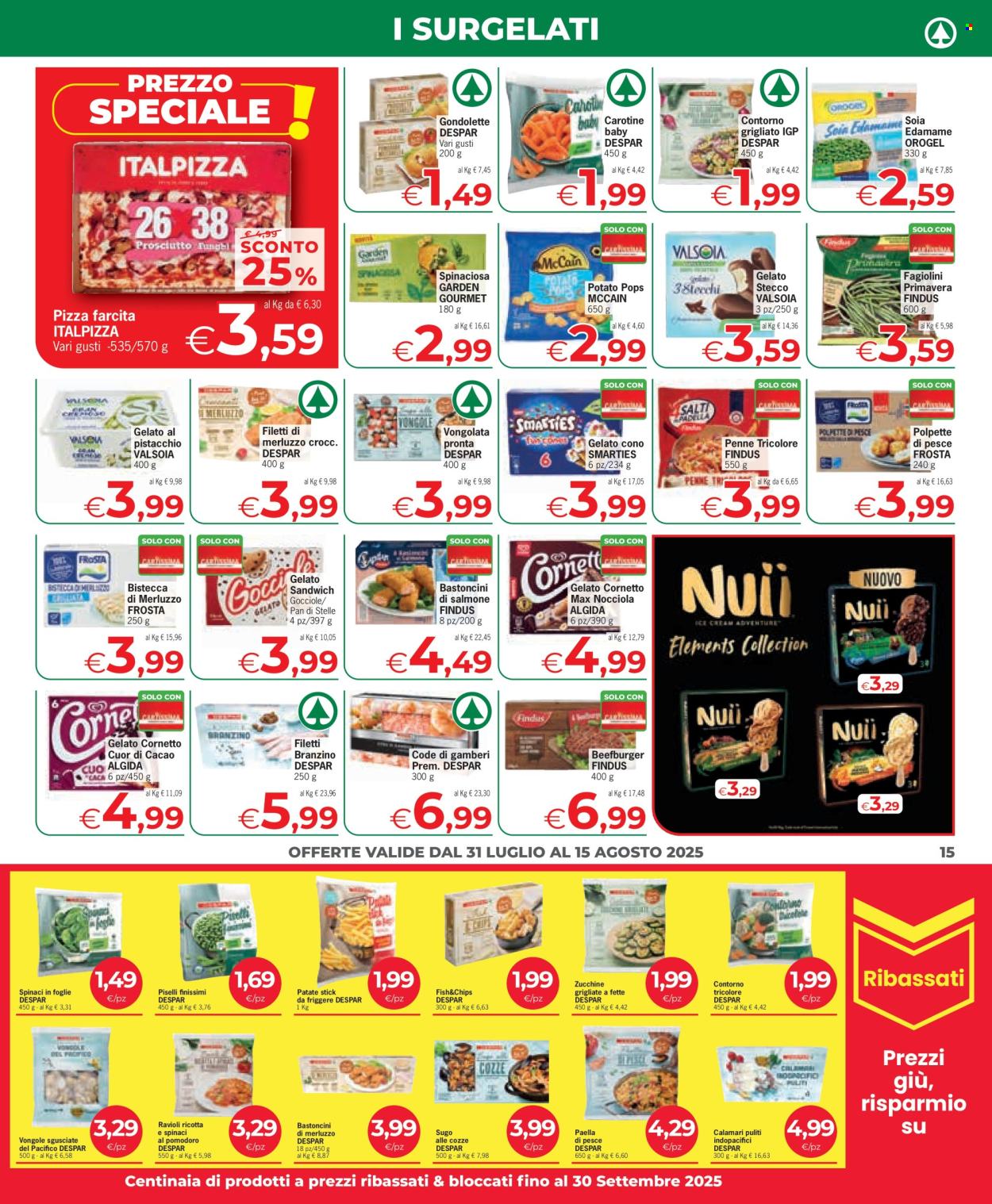 Volantino Eurospar - 31/7/2025 - 15/8/2025. Pagina 15