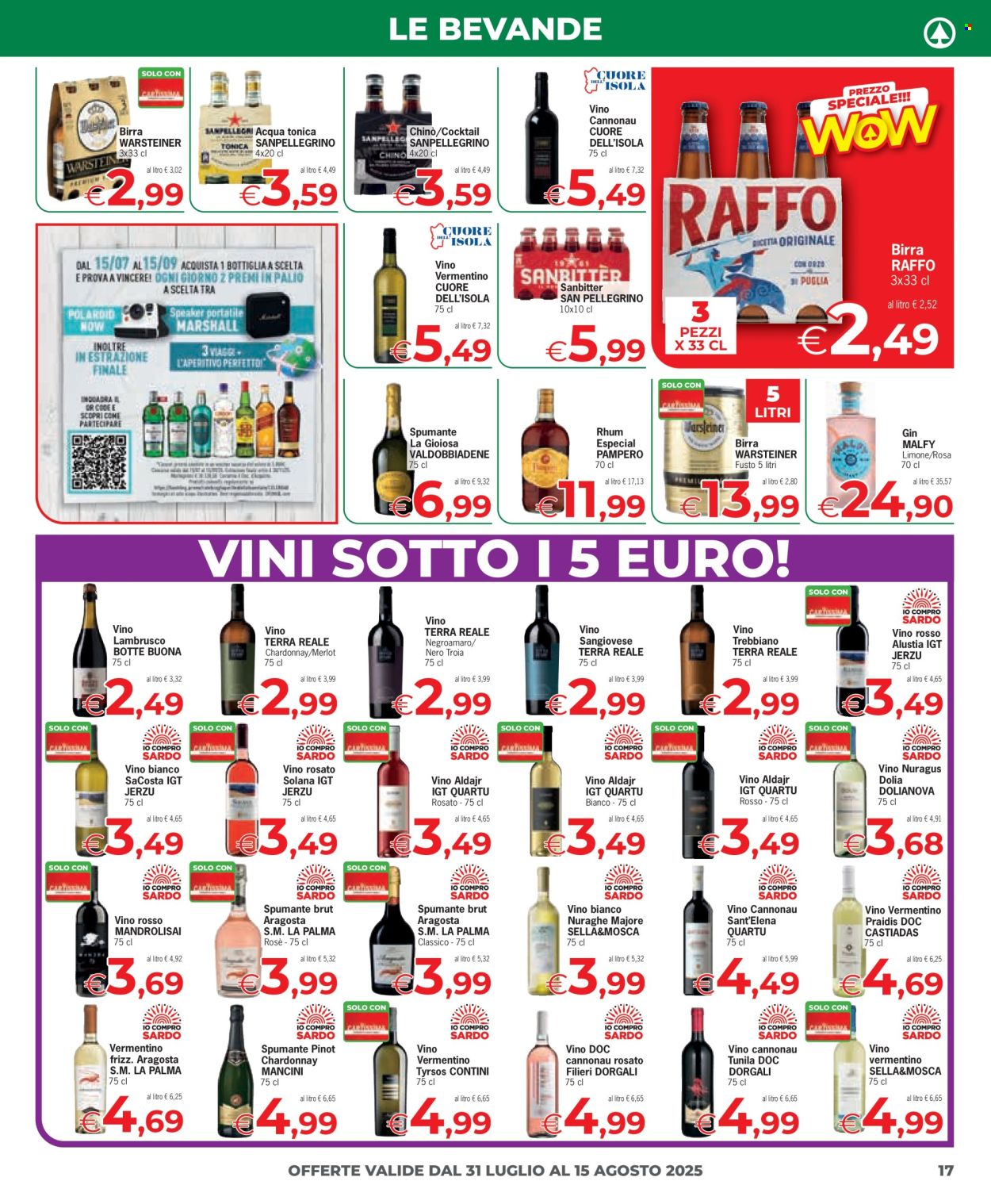 Volantino Eurospar - 31/7/2025 - 15/8/2025. Pagina 17