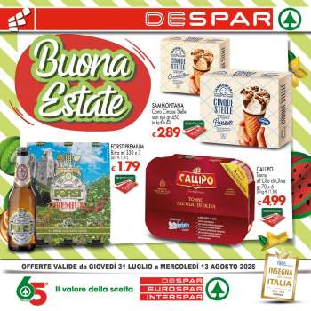 Volantino Eurospar - 31/7/2025 - 13/8/2025.