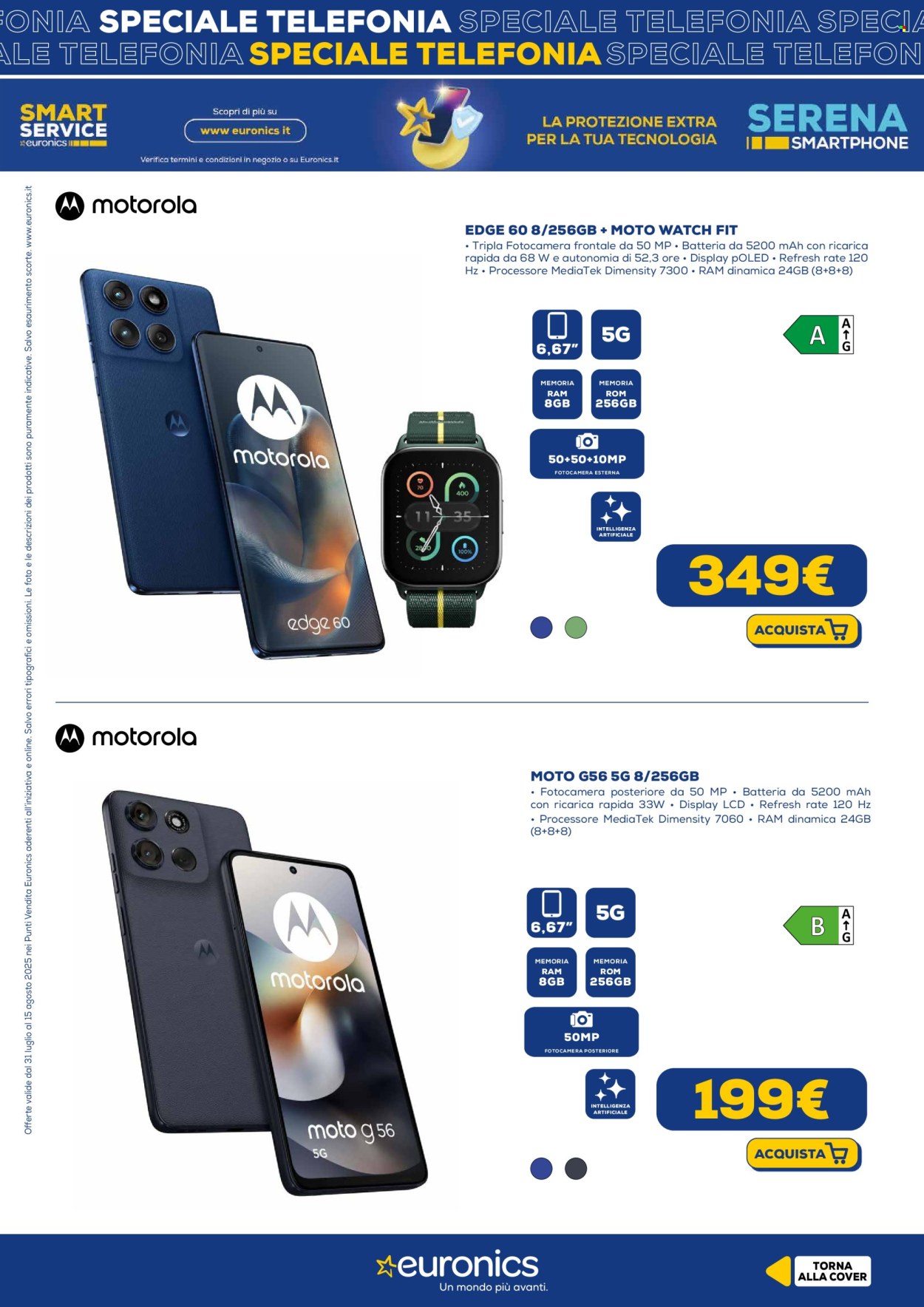 Volantino Euronics - 31/7/2025 - 15/8/2025. Pagina 7