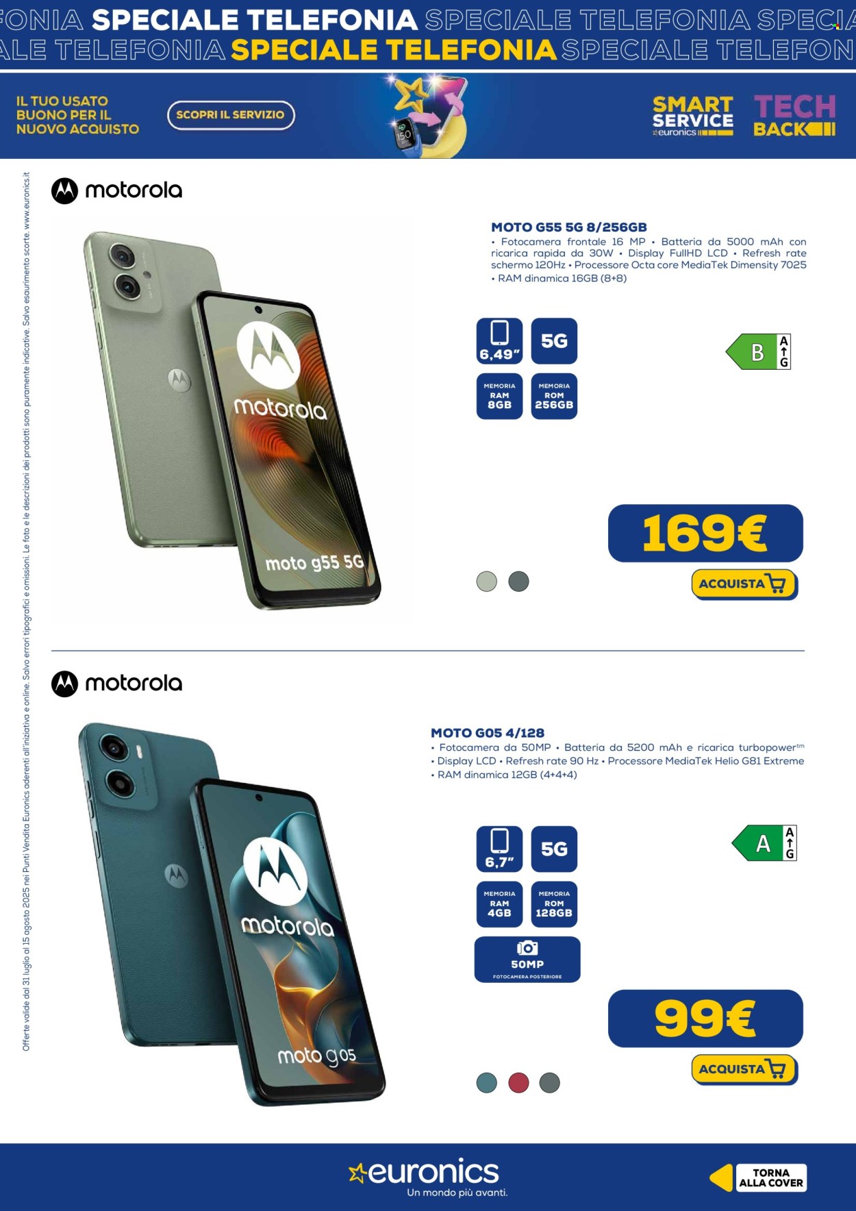 Volantino Euronics - 31/7/2025 - 15/8/2025. Pagina 8