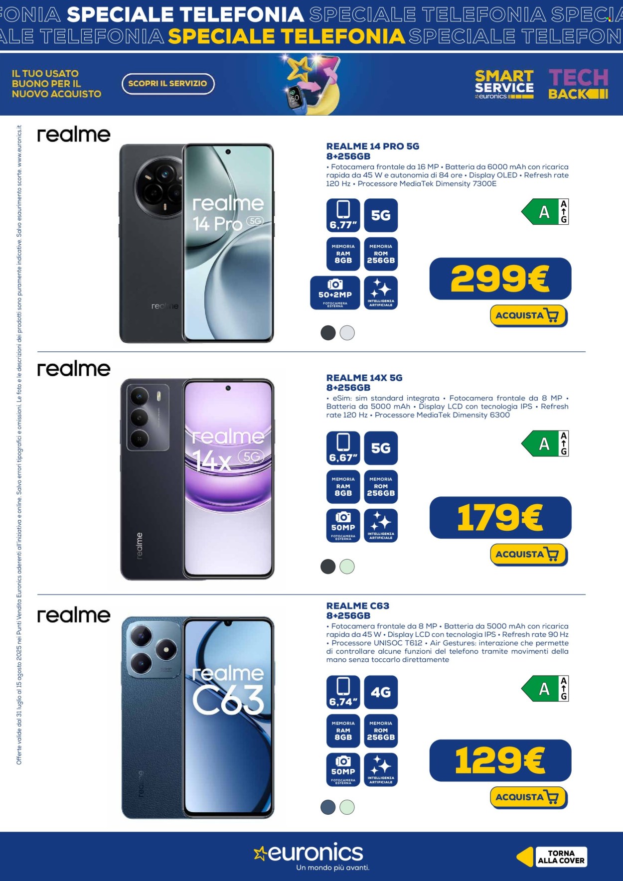 Volantino Euronics - 31/7/2025 - 15/8/2025. Pagina 14