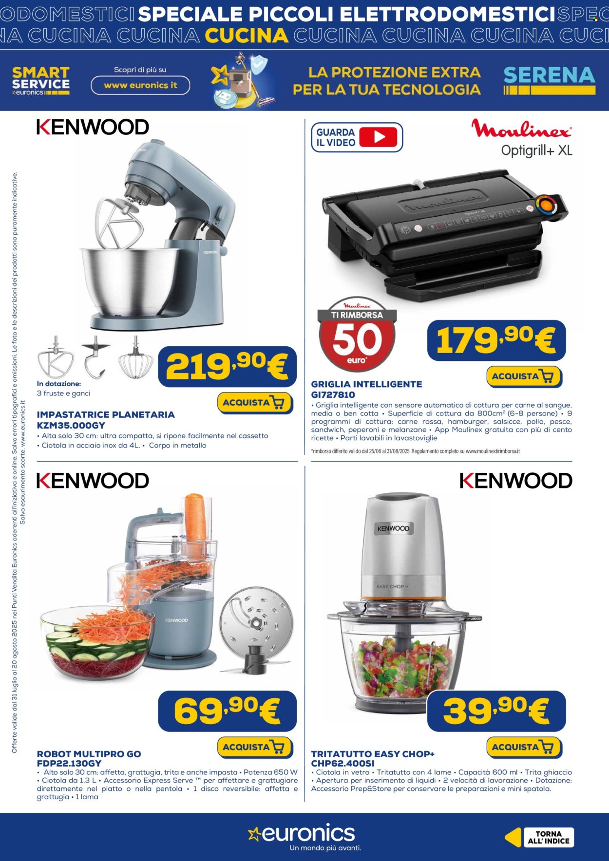 Volantino Euronics - 31/7/2025 - 20/8/2025. Pagina 13