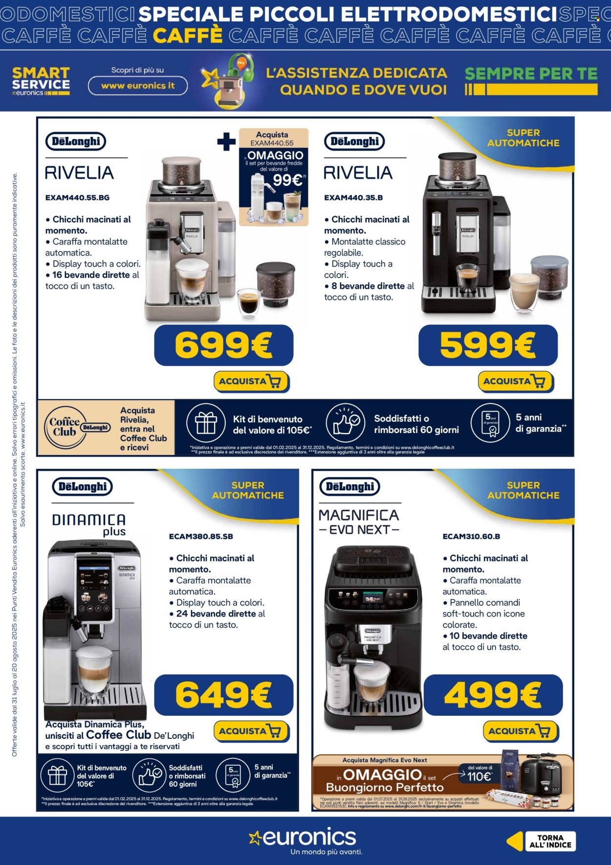 Volantino Euronics - 31/7/2025 - 20/8/2025. Pagina 17