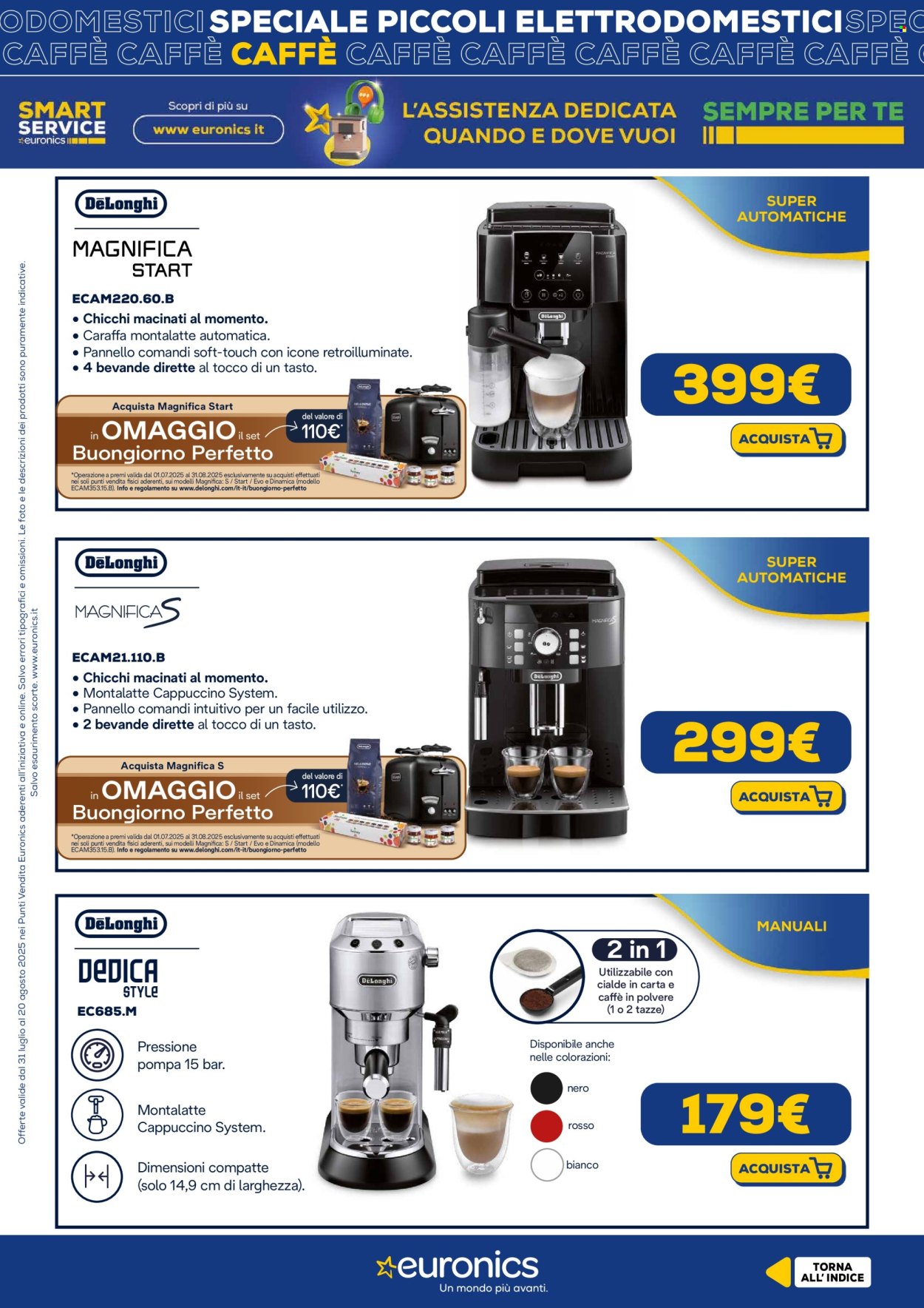 Volantino Euronics - 31/7/2025 - 20/8/2025. Pagina 18