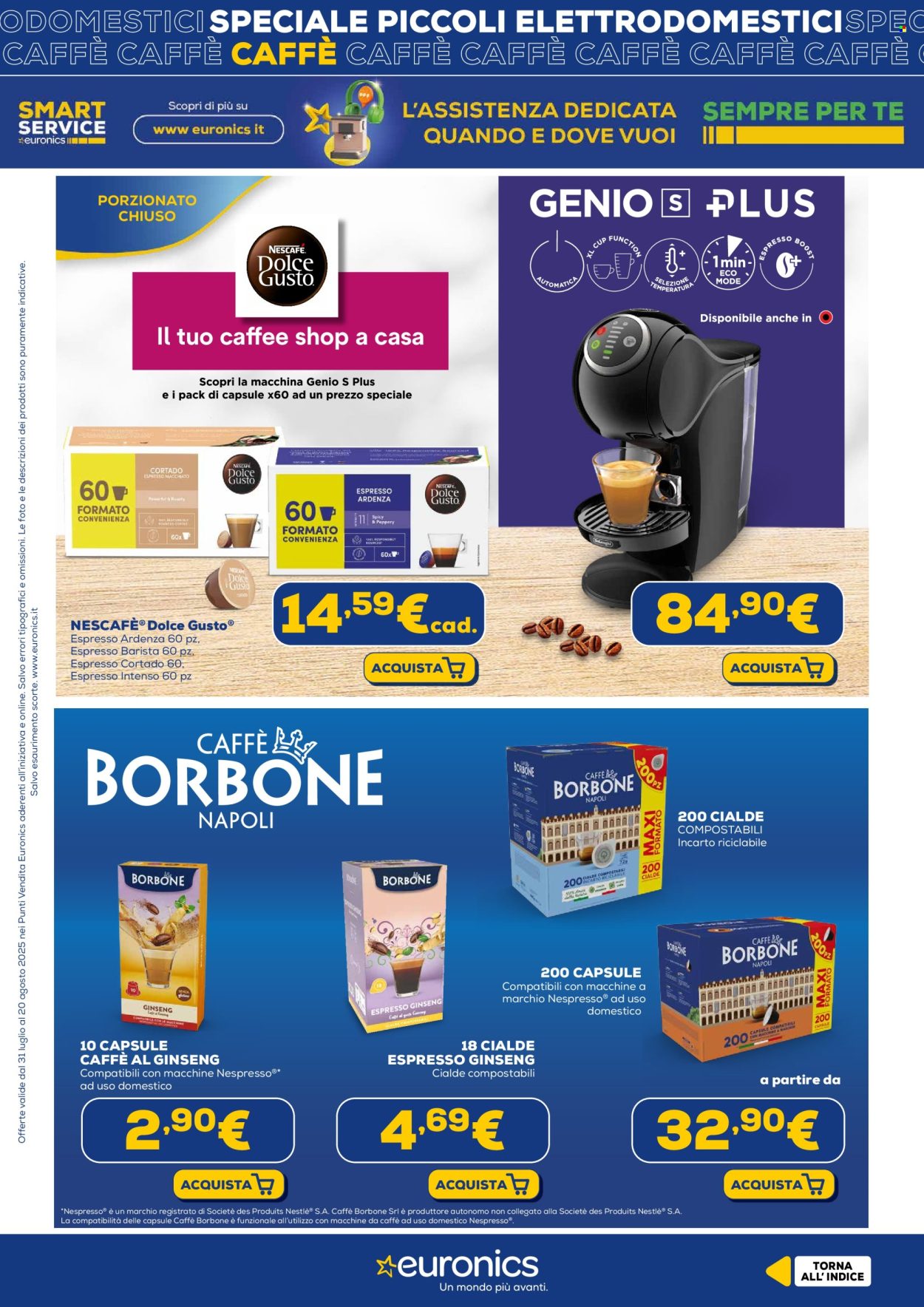Volantino Euronics - 31/7/2025 - 20/8/2025. Pagina 19