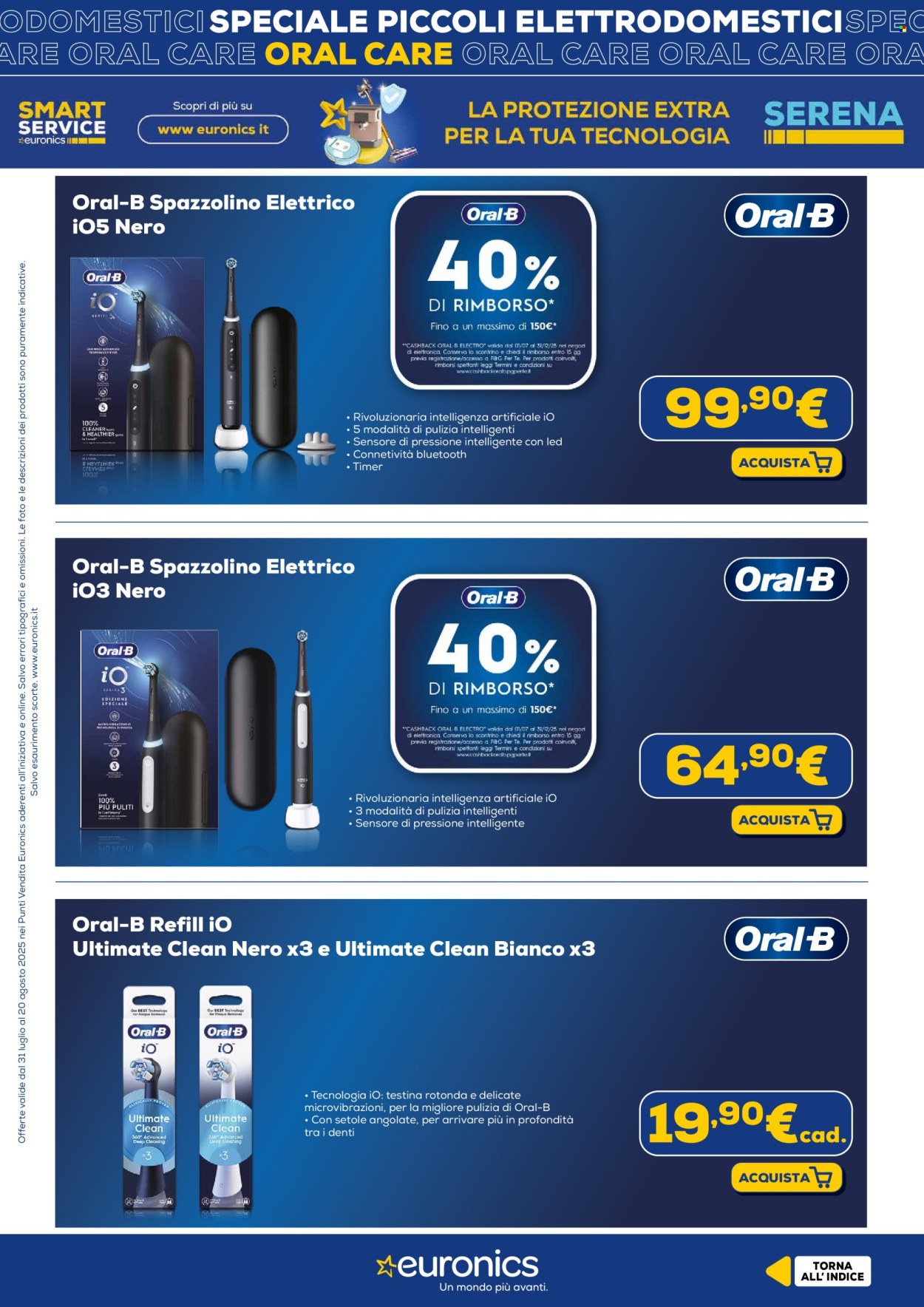 Volantino Euronics - 31/7/2025 - 20/8/2025. Pagina 26