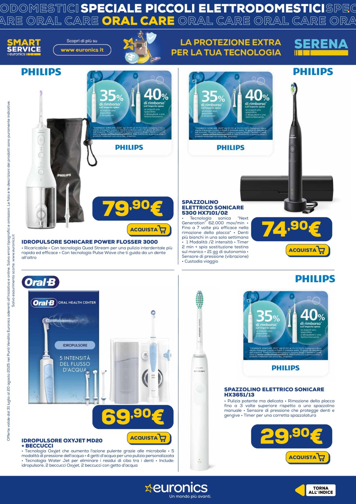 Volantino Euronics - 31/7/2025 - 20/8/2025. Pagina 27