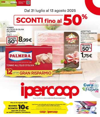 Volantino Coop - 31/7/2025 - 13/8/2025.