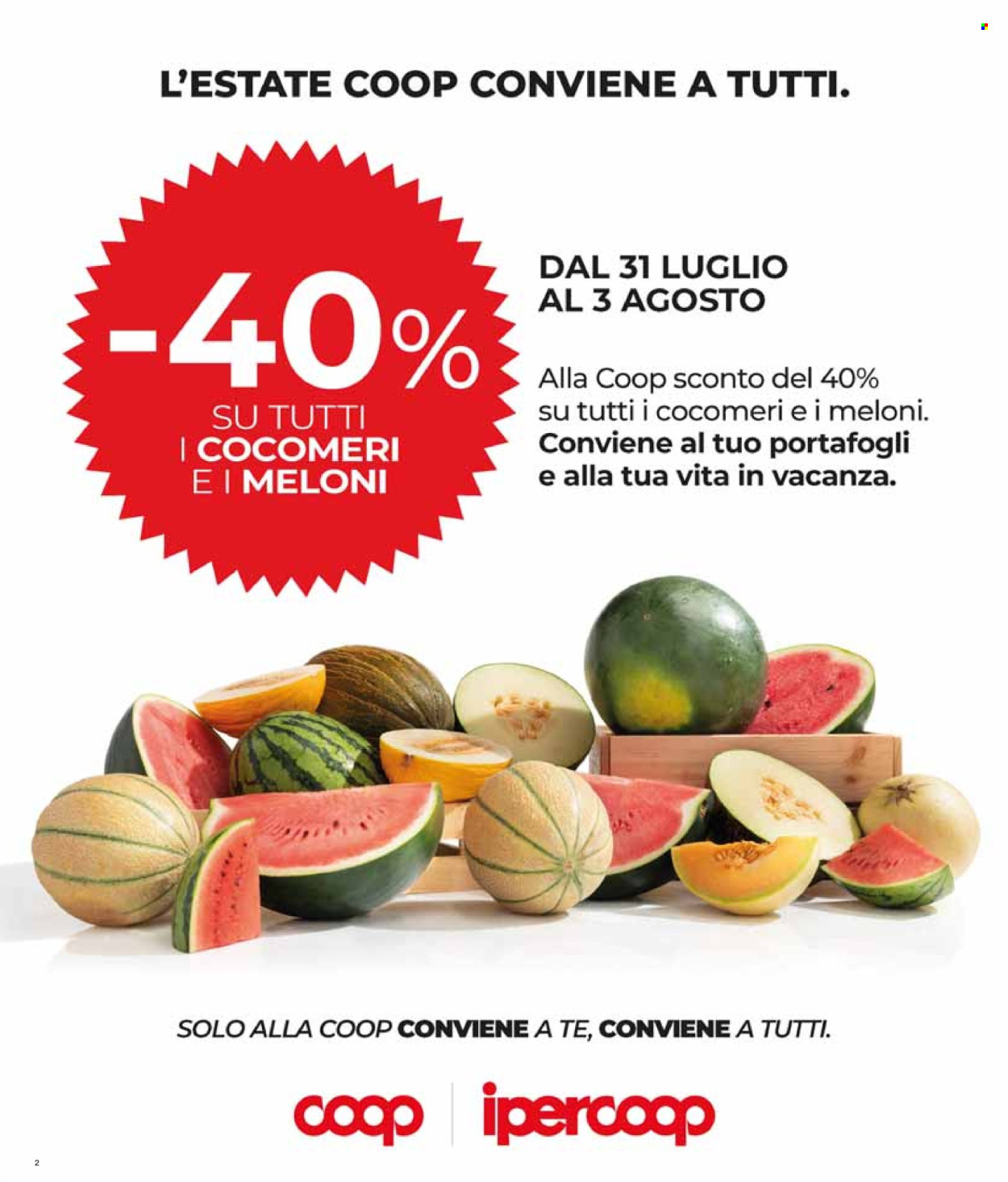 Volantino Coop - 31/7/2025 - 13/8/2025. Pagina 2