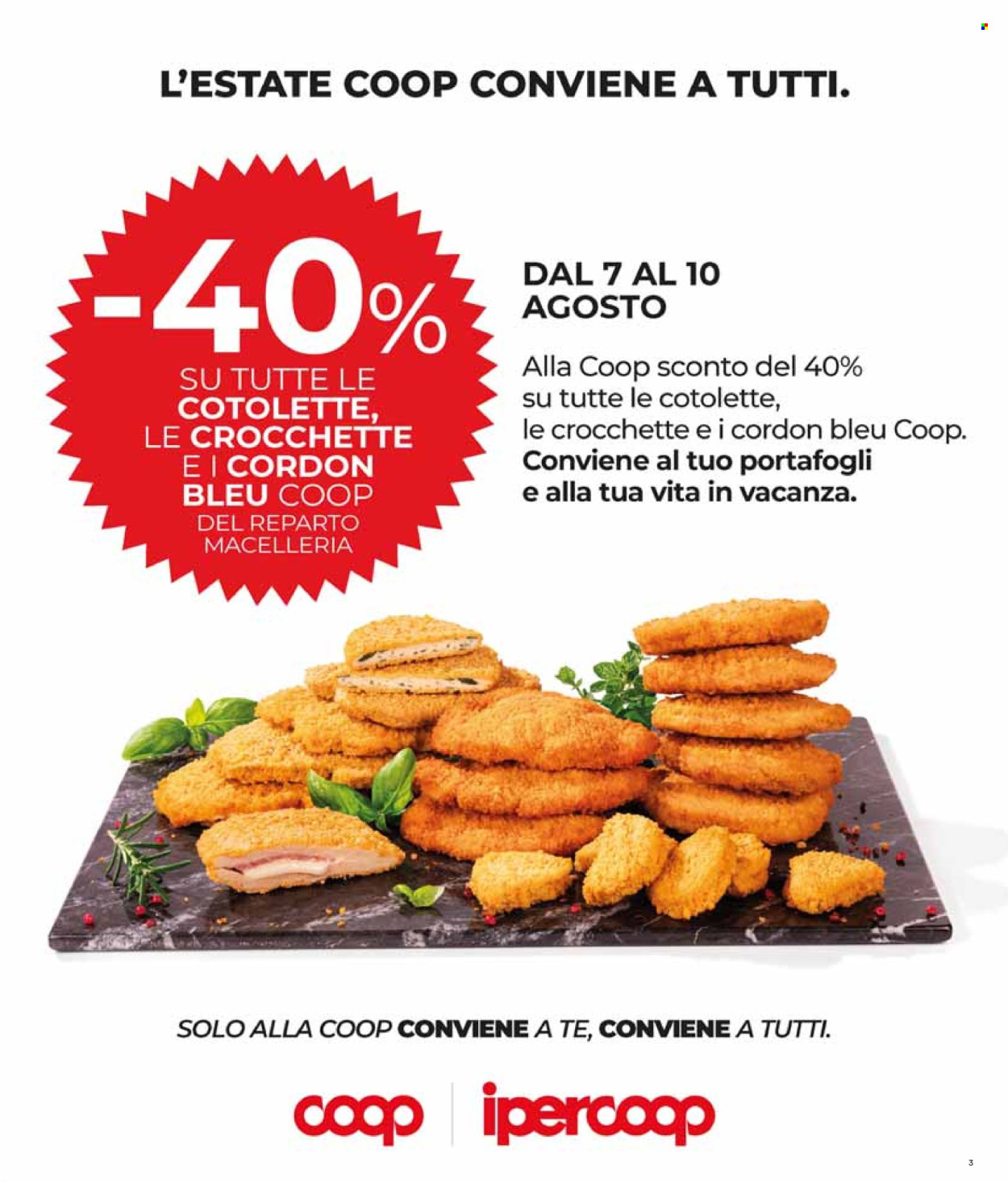 Volantino Coop - 31/7/2025 - 13/8/2025. Pagina 3