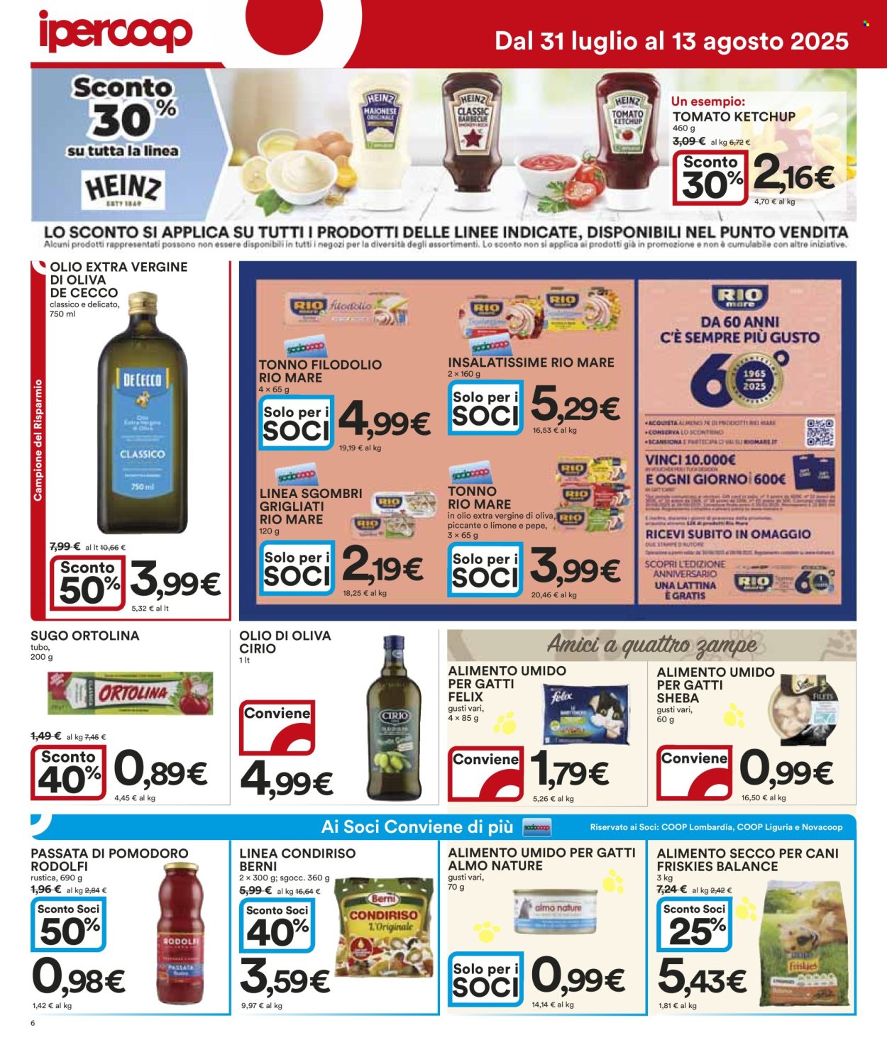 Volantino Coop - 31/7/2025 - 13/8/2025. Pagina 6
