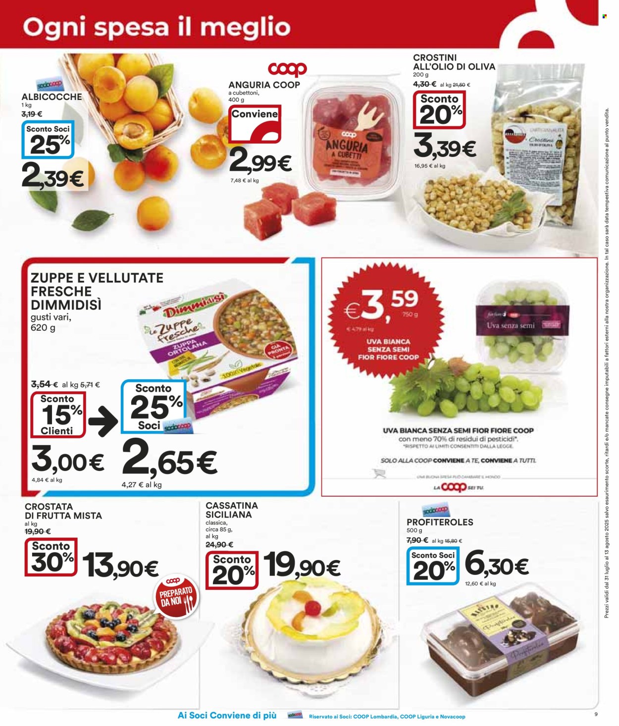Volantino Coop - 31/7/2025 - 13/8/2025. Pagina 9