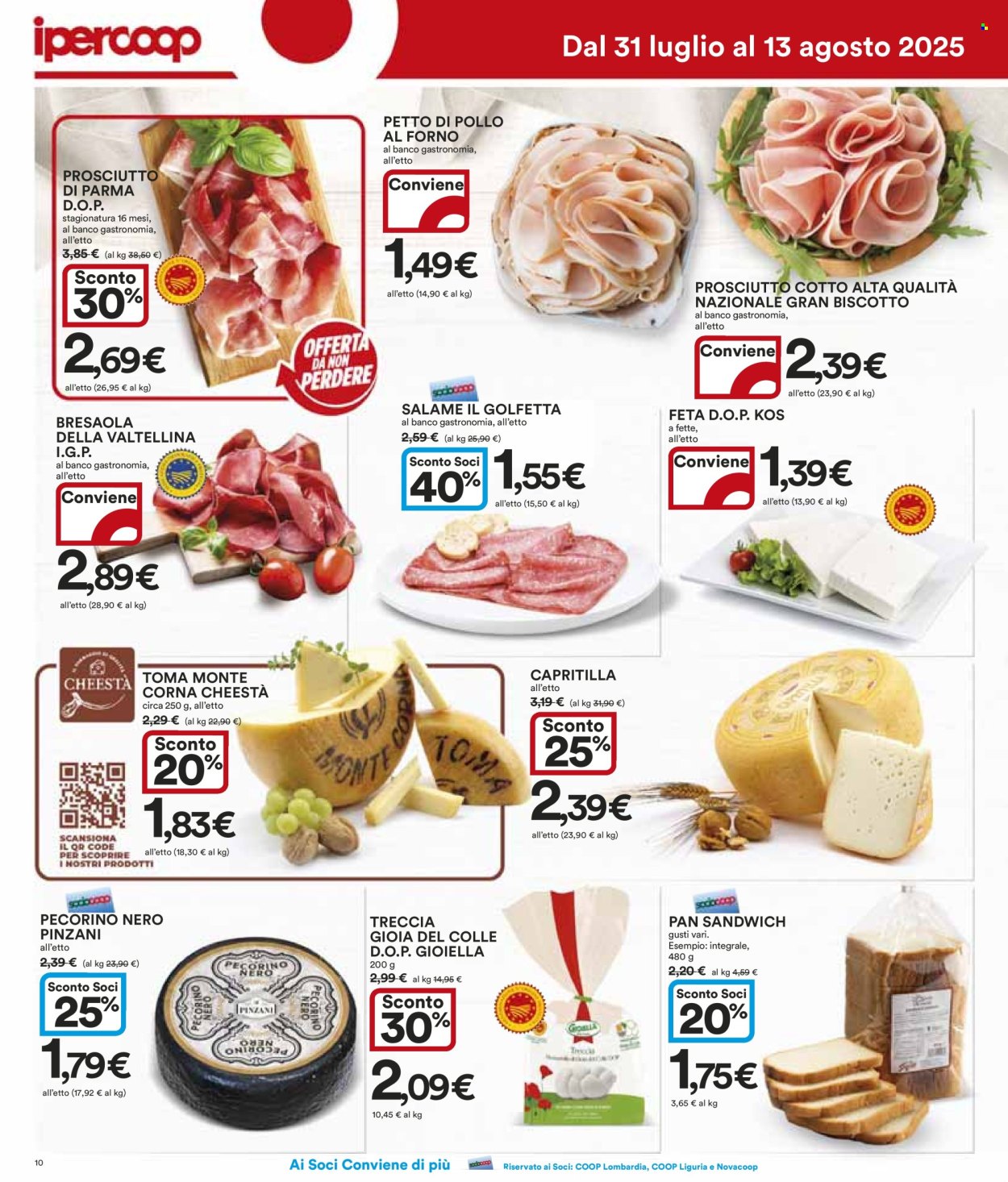 Volantino Coop - 31/7/2025 - 13/8/2025. Pagina 10
