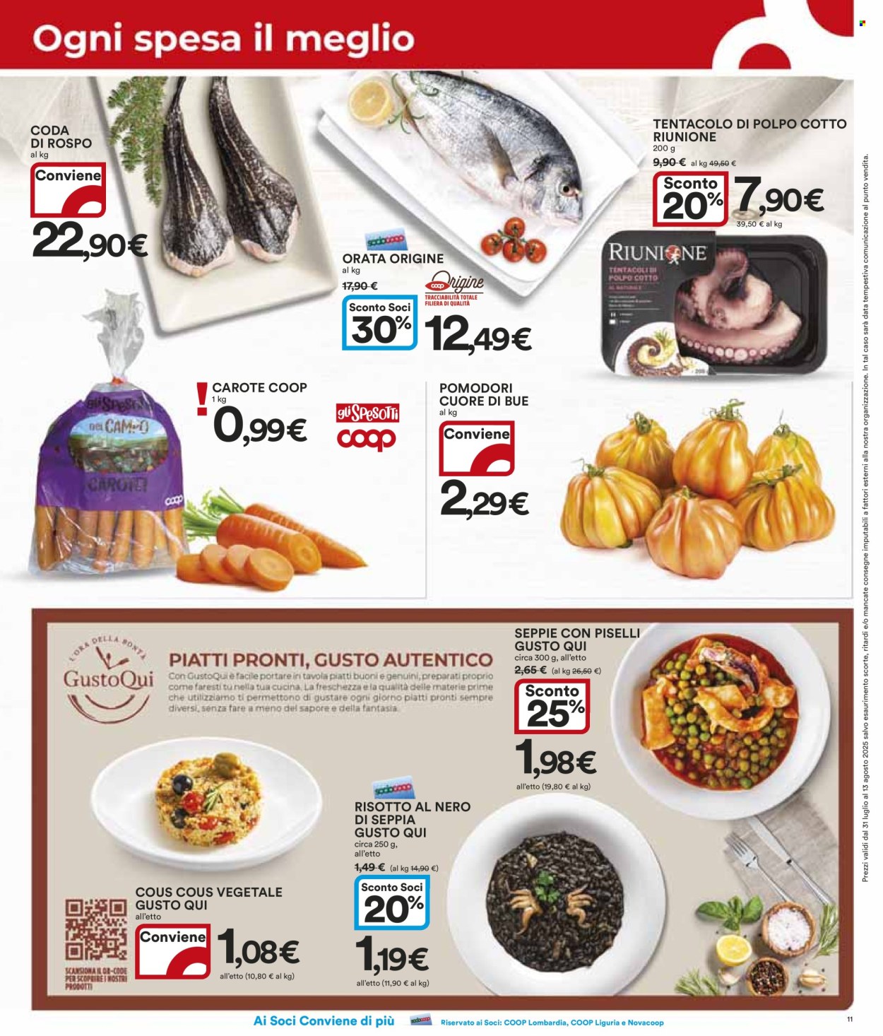 Volantino Coop - 31/7/2025 - 13/8/2025. Pagina 11