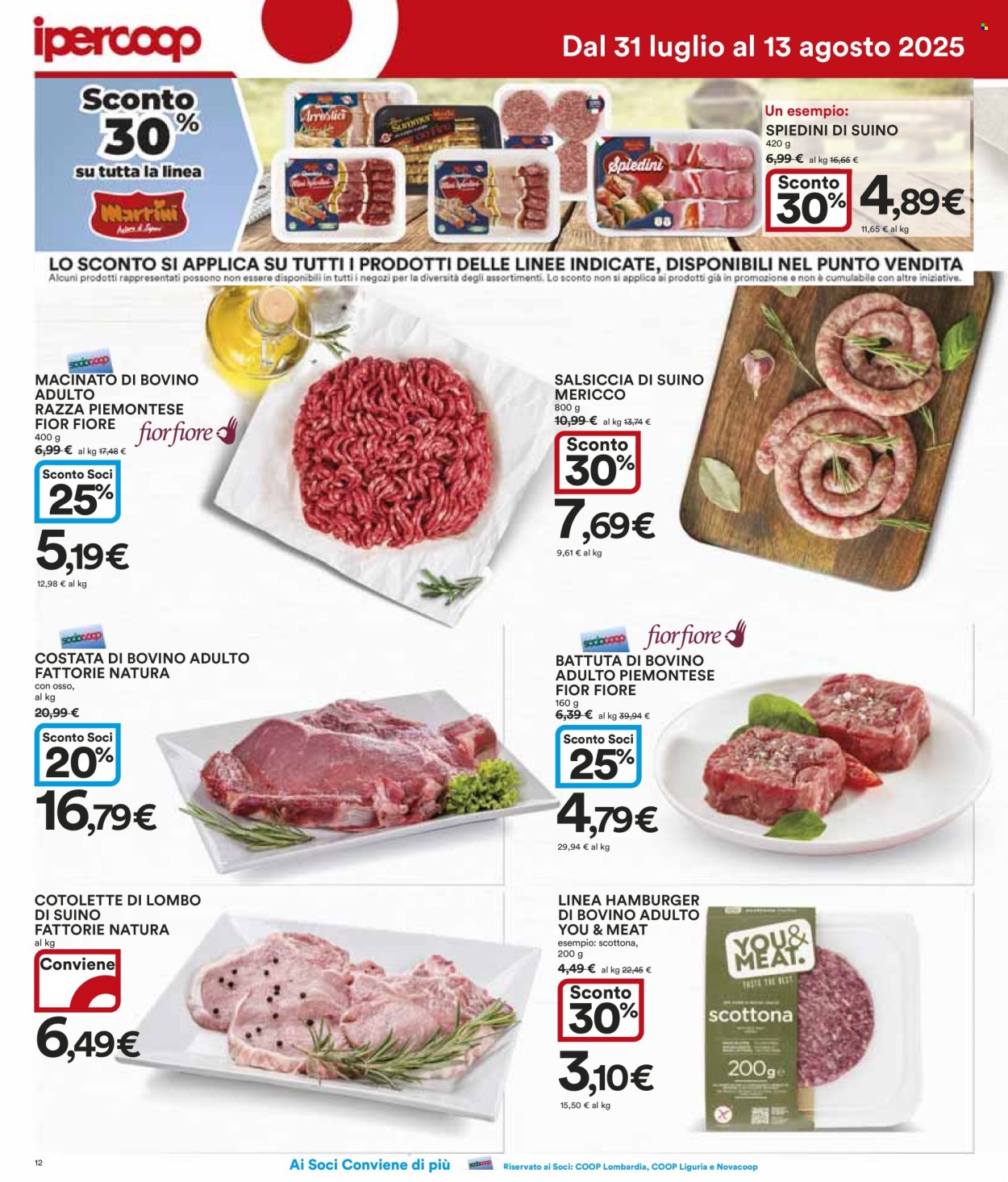 Volantino Coop - 31/7/2025 - 13/8/2025. Pagina 12